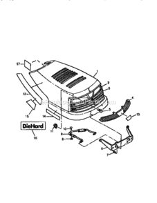 Part Location Diagram of M119232 Craftsman Blade