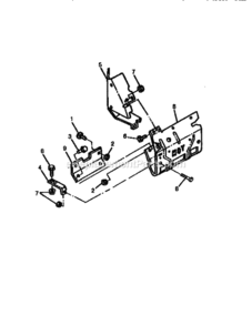 Page D Diagram and Parts List for 750256050  Craftsman Lawn Tractor