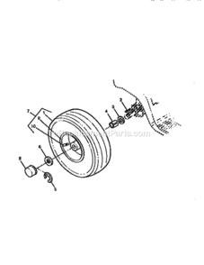 Page F Diagram and Parts List for 750256050  Craftsman Lawn Tractor