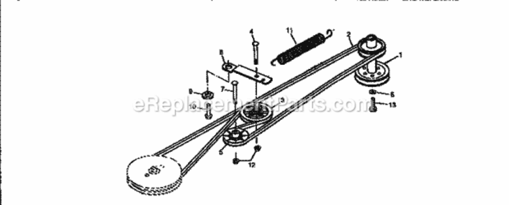 Page J Diagram and Parts List for 750256060  Craftsman Lawn Tractor