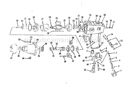 Unit Parts Diagram and Parts List for 75618842  Craftsman Wrench