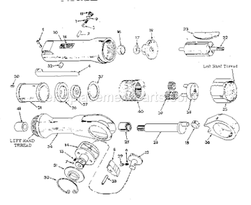 Unit Parts Diagram and Parts List for 75618871  Craftsman Wrench