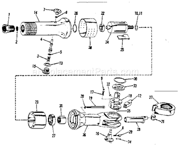 Unit Parts Diagram and Parts List for 756188751  Craftsman Wrench