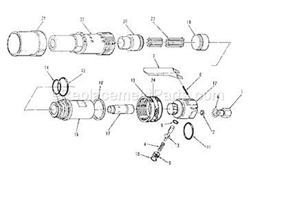 Unit Parts Diagram and Parts List for 75618879  Craftsman Scaler