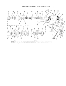 Page B Diagram and Parts List for 75618882  Craftsman Wrench