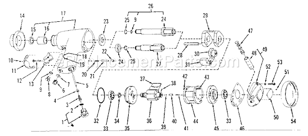 Unit Parts Diagram and Parts List for 75618890  Craftsman Wrench