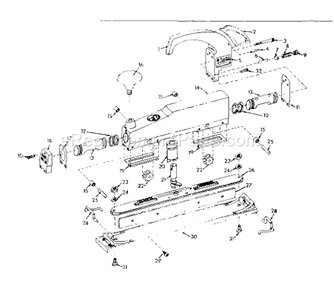 Unit Parts Diagram and Parts List for 756189760  Craftsman Sander Polisher