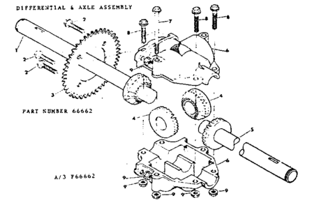 Part Location Diagram of 66675 Craftsman Hex bolt