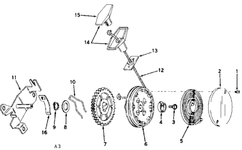 Unit Parts Diagram and Parts List for 143164092  Craftsman Engine