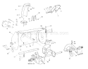 Auger Housing Assembly Diagram and Parts List for 768884800  Craftsman Snow Blower