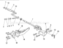 Crank Assembly Diagram and Parts List for 768884800  Craftsman Snow Blower