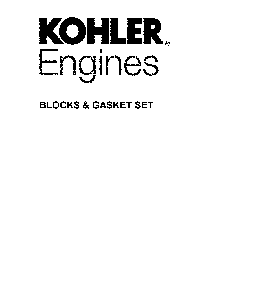 Blocks & gasket set Diagram and Parts List for CMXGRAM1130044  Craftsman Lawn Tractor