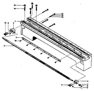Part Location Diagram of B2A-000-030 Craftsman Bearing block