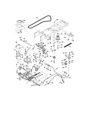 Ground Drive Diagram and Parts List for 917273756  Craftsman Lawn Tractor