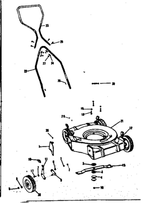 Part Location Diagram of 32949 Craftsman Blade