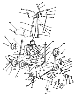 Edger And Trimmer Illustration Diagram and Parts List for 79655  Craftsman Trimmer