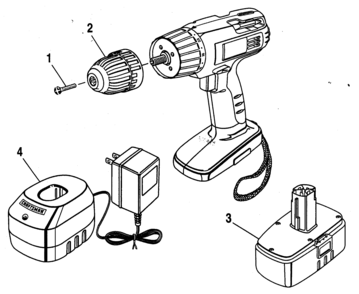 Drill Diagram and Parts List for 315113860  Craftsman Boring Machine