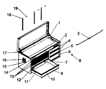 Part Location Diagram of 25464A4-ERED Craftsman 3