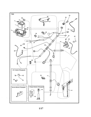 Electrical Diagram and Parts List for 917992070  Craftsman Lawn Tractor
