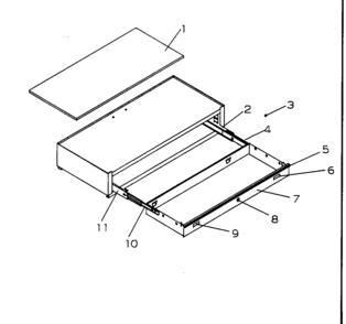 Cabinet Parts Diagram and Parts List for 706593880  Craftsman Tool Stand & Cart