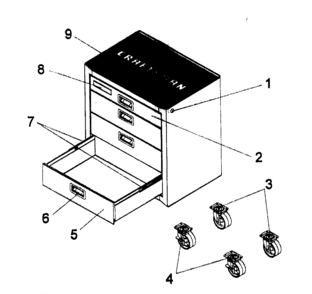 Part Location Diagram of 15865 Craftsman Nameplate