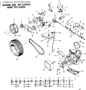 Part Location Diagram of 5572P Craftsman Ret screw