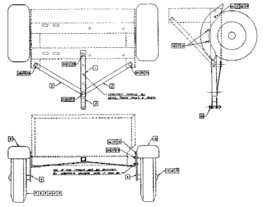 Generator Trailer Kit-model 580.31050 Diagram and Parts List for 58031010  Craftsman Generator