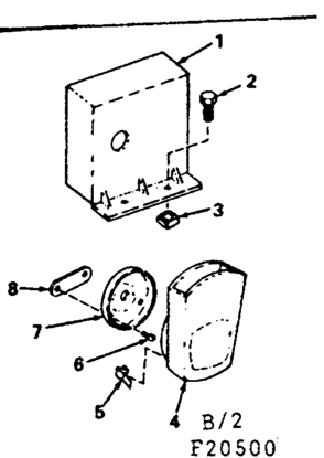 Part Location Diagram of 67008 Ridgid SHELL, FRONT MOUNT