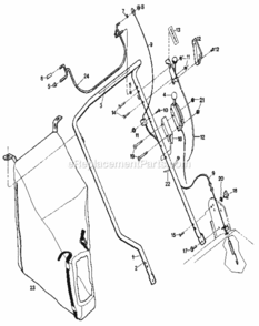 Part Location Diagram of 1908793 MTD Screw-ph