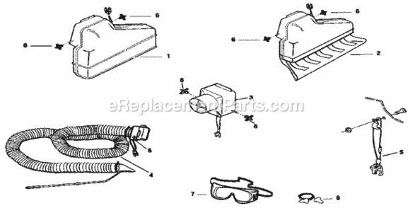 Page F Diagram and Parts List for 79883  Craftsman Chipper Shredder