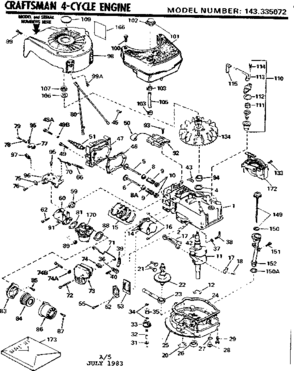 Part Location Diagram of 35055 Tecumseh Ground Wire