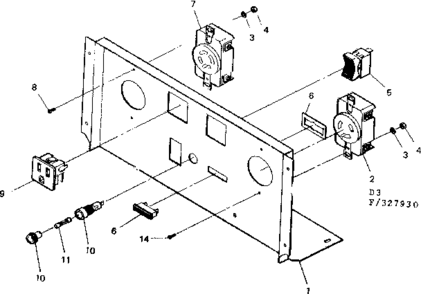 Panel Diagram and Parts List for 580327930  Craftsman Engine