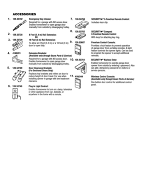 Part Location Diagram of 41A5257-5 Craftsman Garage door opener installation hardware bag