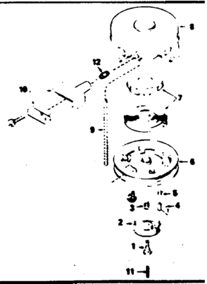 Rewind Starter No. 590420a Diagram and Parts List for 143364132  Craftsman Engine