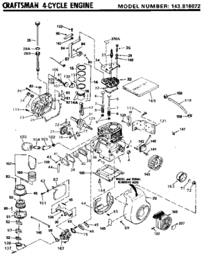 Part Location Diagram of 35875 Tecumseh Blower Housing