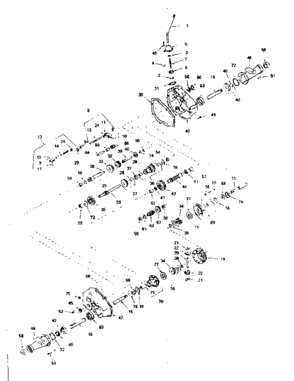 Unit Parts Diagram and Parts List for 1432348  Craftsman Lawn Tractor