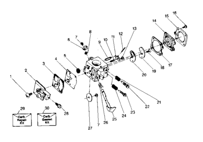 Figure 4 Diagram and Parts List for 358796222  Craftsman Trimmer