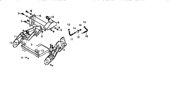 Frame Components Diagram and Parts List for 536884550  Craftsman Snow Blower