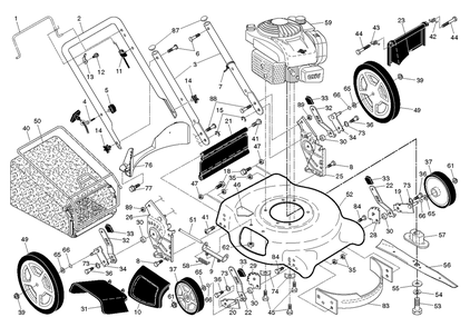 Part Location Diagram of 581009409-CM Craftsman Wheel.8X1.75