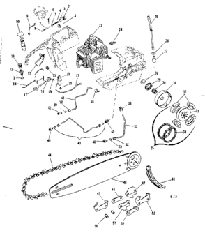 Part Location Diagram of 18867 Ridgid Shoe & Bracket Assembly