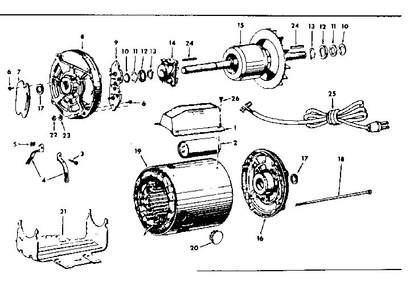 Unit Diagram and Parts List for 11312070  Craftsman Engine