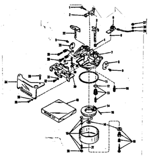 Part Location Diagram of 27117 Craftsman Worm Gear