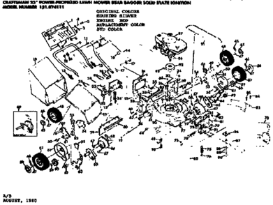 Part Location Diagram of 81951 Generac Engine Wire Harness