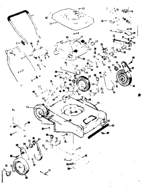 Part Location Diagram of 62951 Craftsman Arm, support