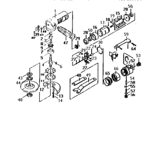 Unit Parts Diagram and Parts List for 875188110  Craftsman Grinder