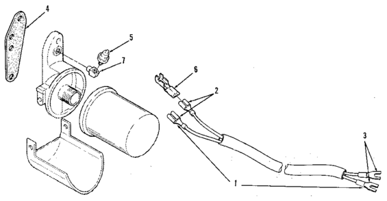 Wiring Harness Diagram and Parts List for 73911054C  Craftsman Engine