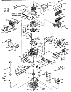 Engine (71/143) 143.436072 Diagram and Parts List for 143436072  Craftsman Engine