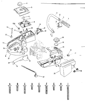 Part Location Diagram of 642A22 Craftsman Handle grip