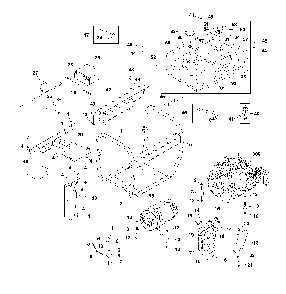 Main unit Diagram and Parts List for CMXGGAS030733  Craftsman Generator