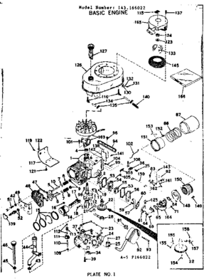 Part Location Diagram of 32196 Craftsman Muffler assembly